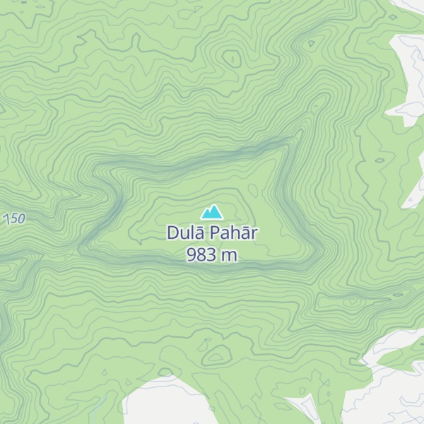 Map of Dulā Pahār