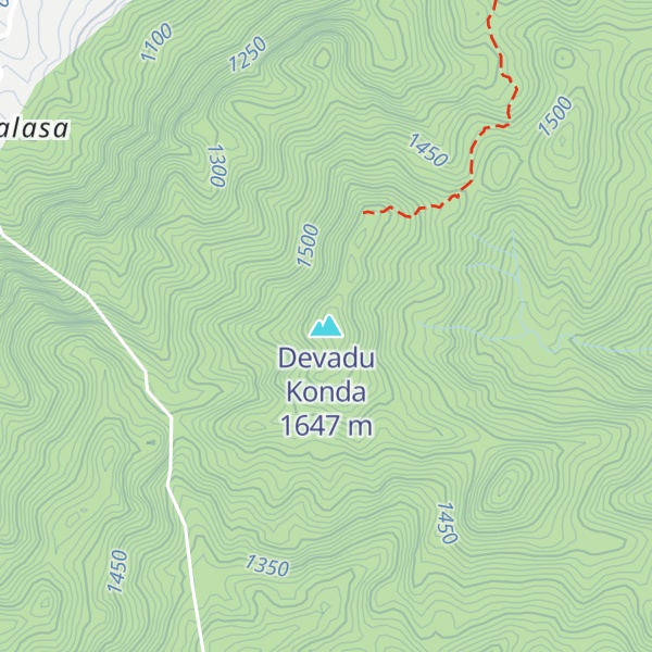 Map of Devadu Konda