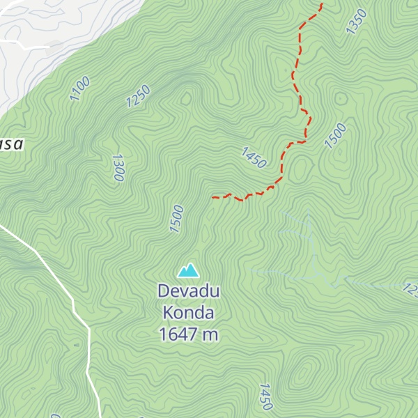 Map of Galikonda Peak