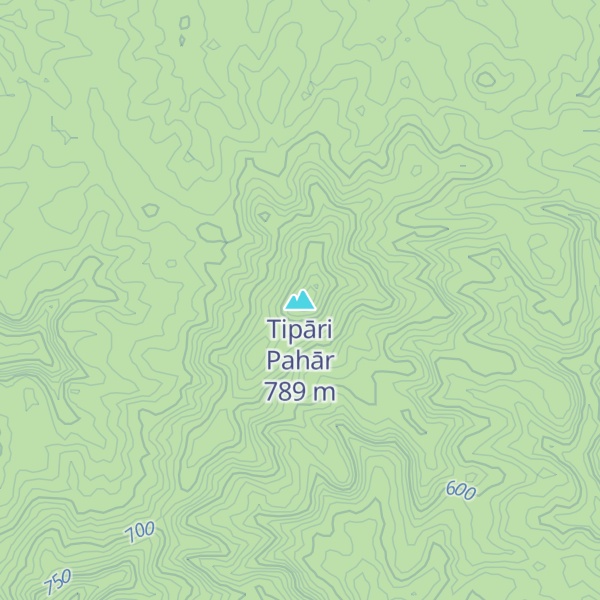 Map of Tipāri Pahār