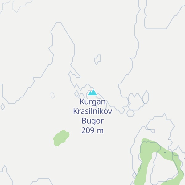 Map of Kurgan Krasilnikov Bugor