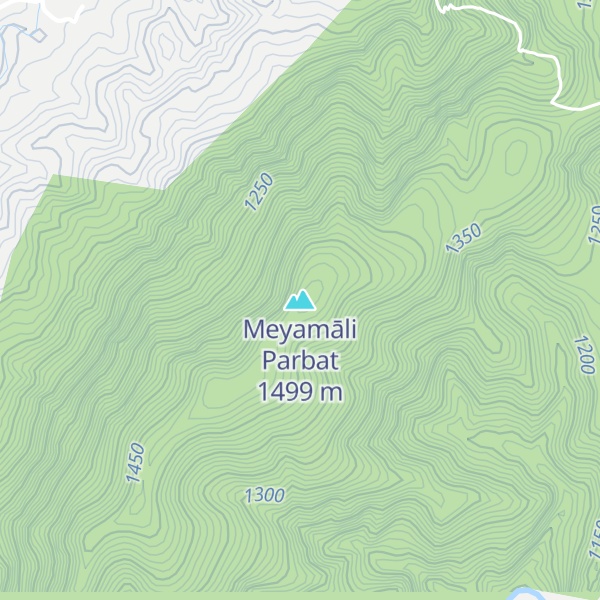 Map of Meyamāli Parbat