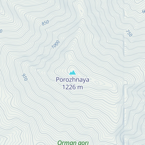 Map of Porozhnaya