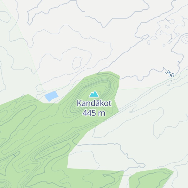 Map of Kandākot