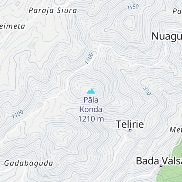 Map of Pāla Konda