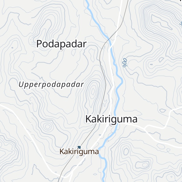 Map of Bangāli Dongari
