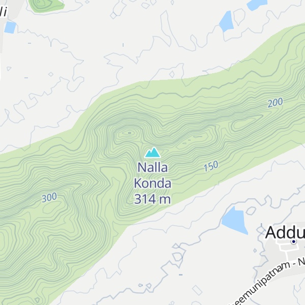 Map of Nalla Konda