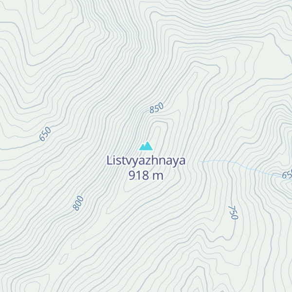 Map of Listvyazhnaya