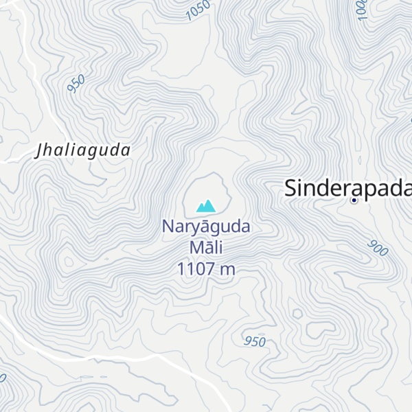 Map of Naryāguda Māli
