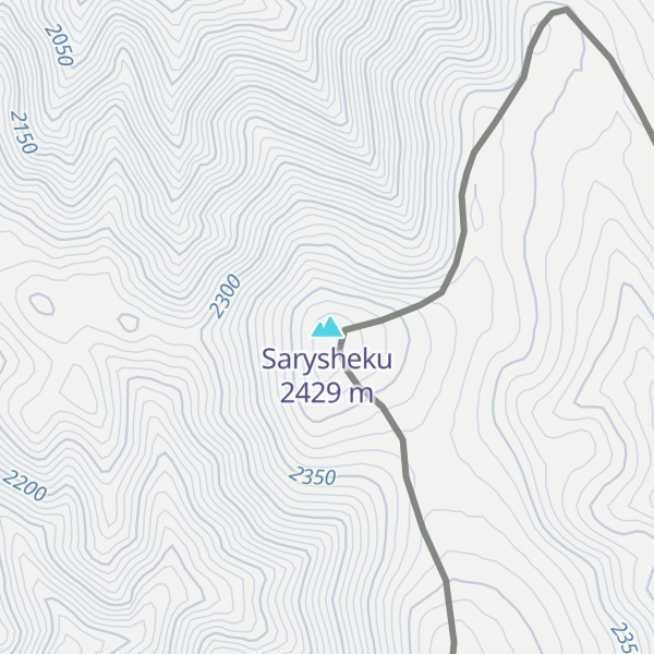 Map of Sarysheku