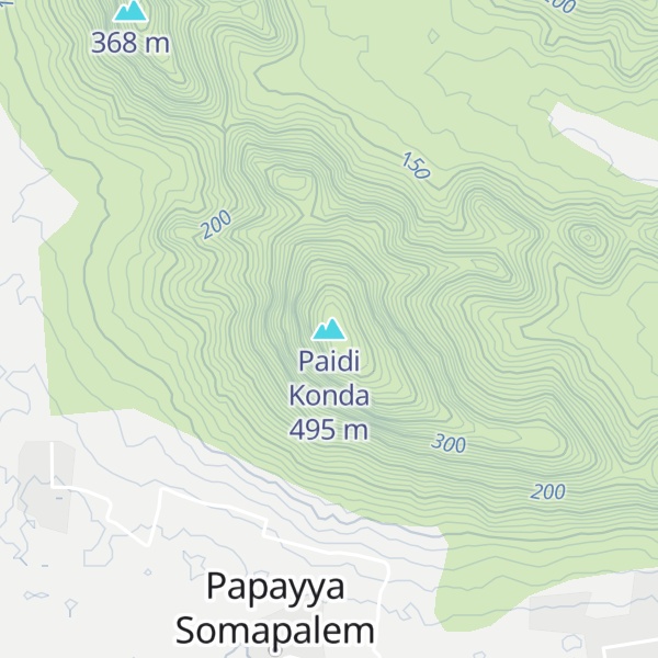 Map of Paidi Konda