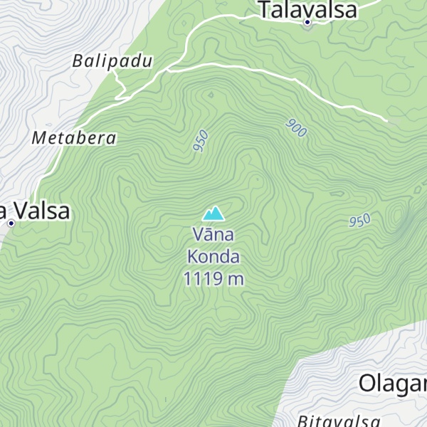 Map of Vāna Konda