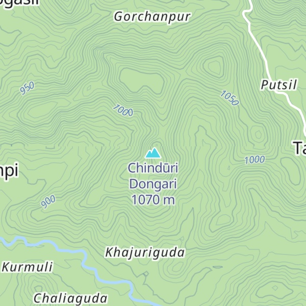 Map of Chindūri Dongari
