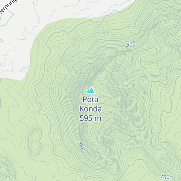 Map of Pota Konda