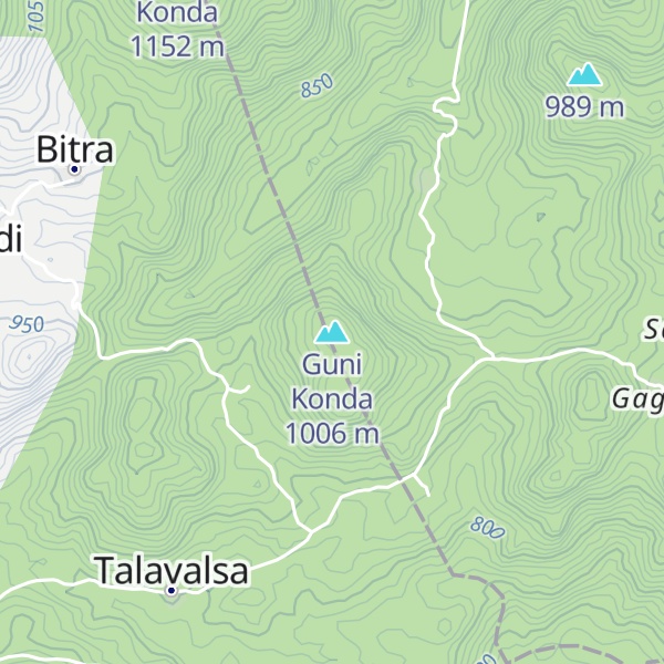 Map of Guni Konda