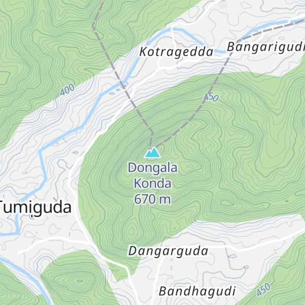 Map of Dongala Konda