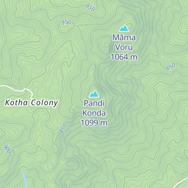 Map of Pandi Konda