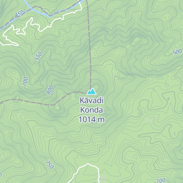 Map of Kāvadi Konda