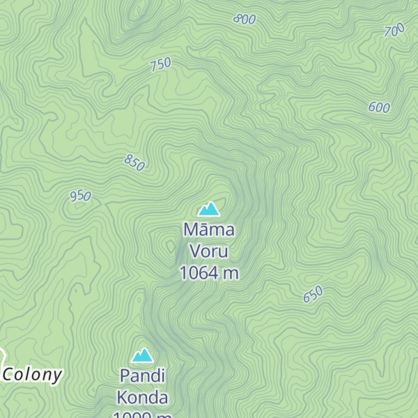 Map of Māma Voru