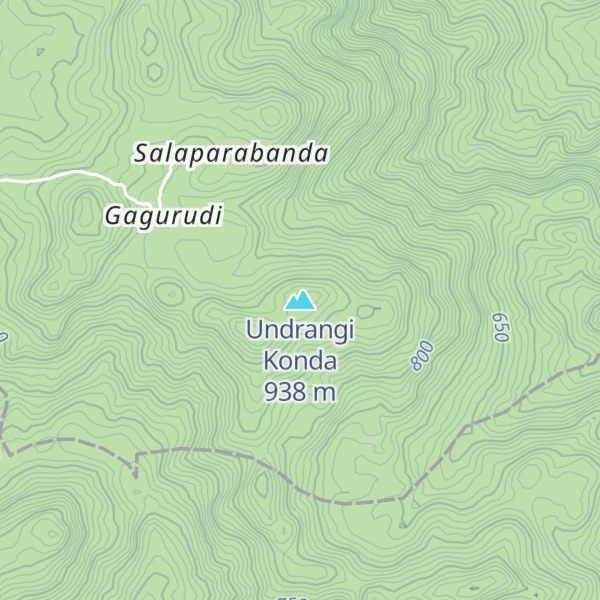 Map of Undrangi Konda