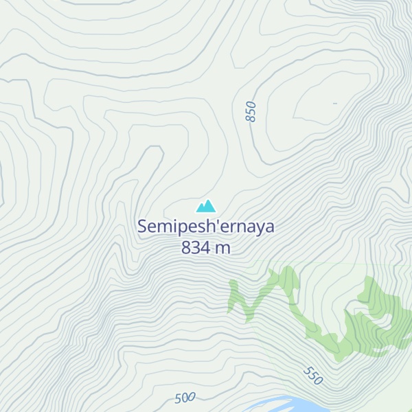 Map of Semipesh'ernaya