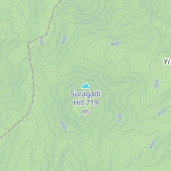 Map of Suragādi Hill