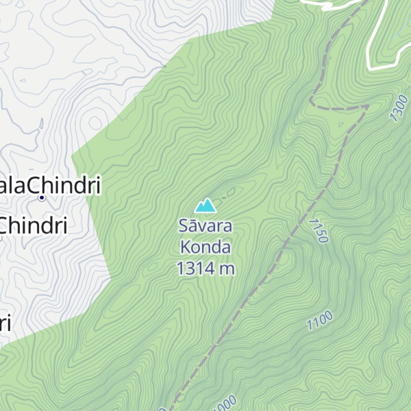Map of Sāvara Konda