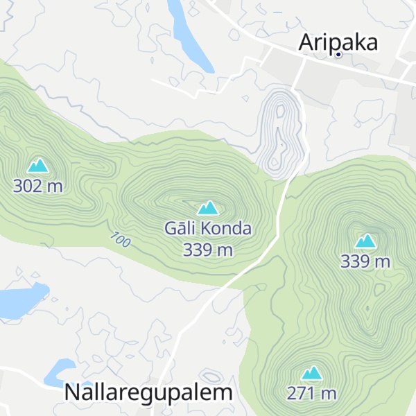 Map of Gāli Konda