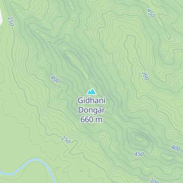 Map of Gidhani Dongar