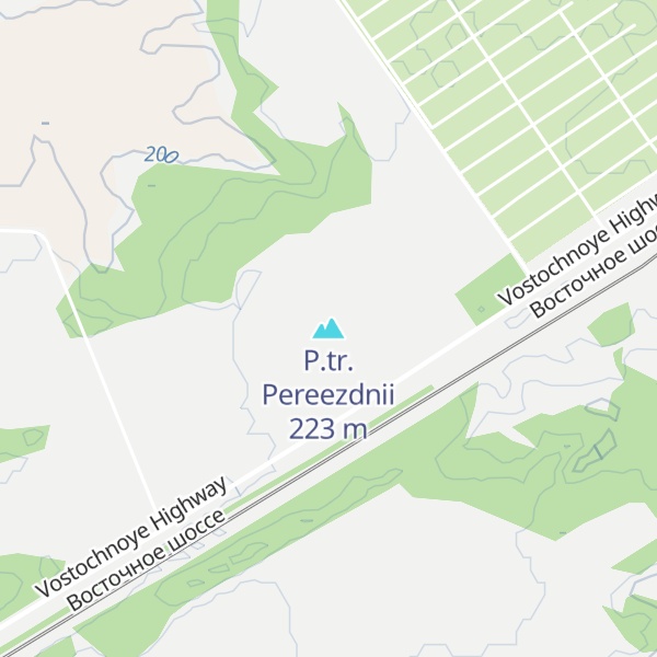 Map of P.tr. Pereezdnii
