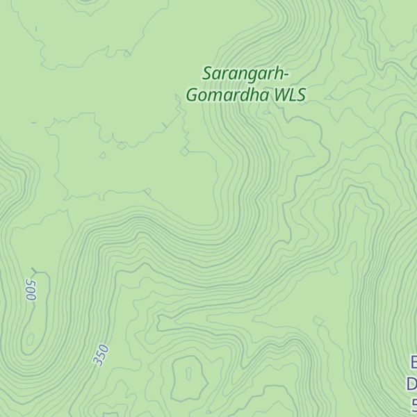 Map of Rāthan Dongar