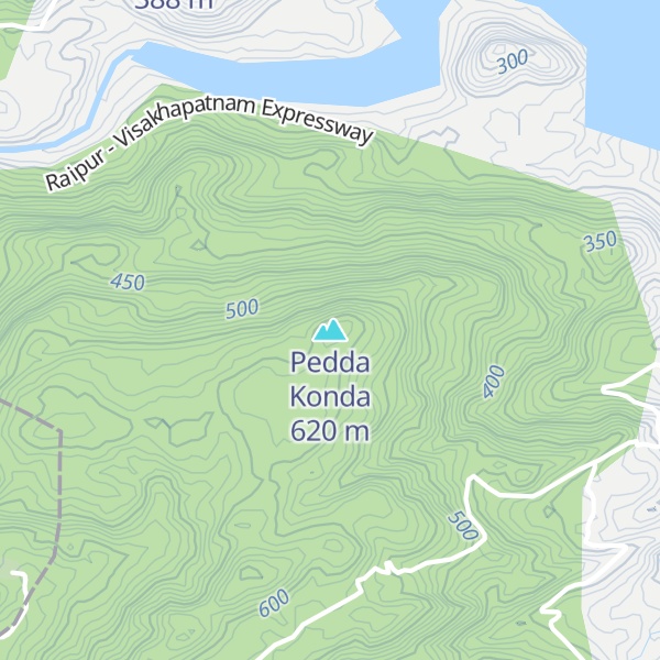 Map of Pedda Konda