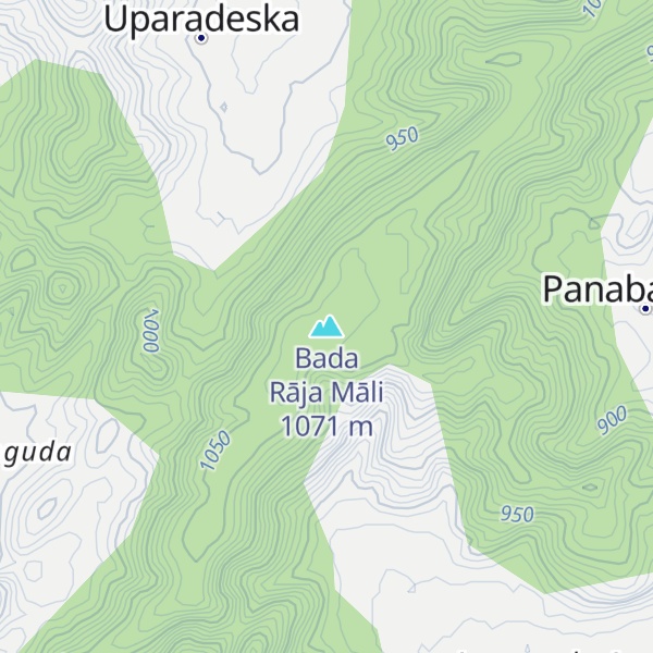 Map of Bada Rāja Māli