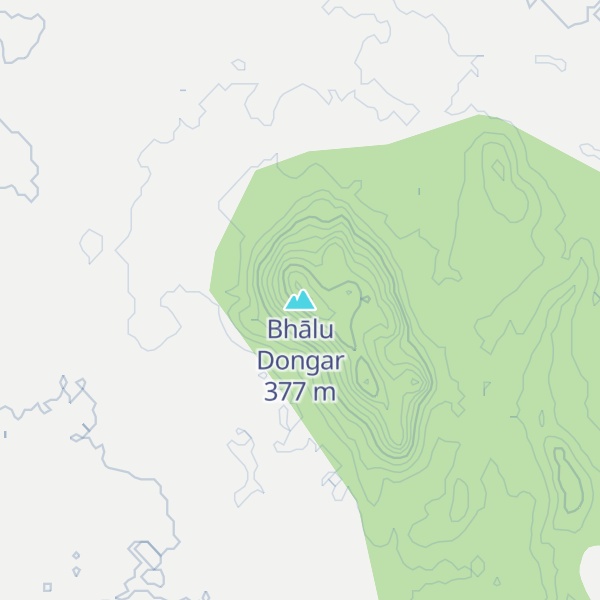 Map of Bhālu Dongar