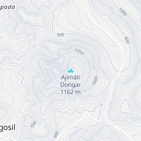 Map of Ajimāli Dongar