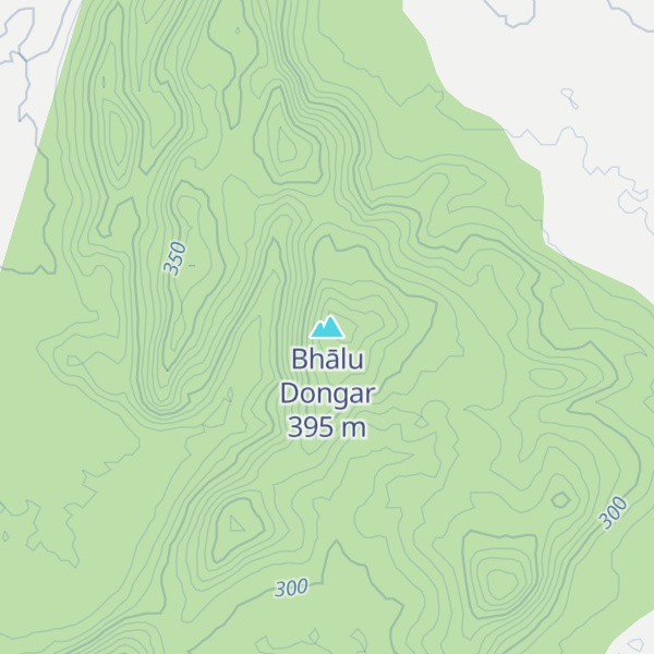 Map of Bhālu Dongar
