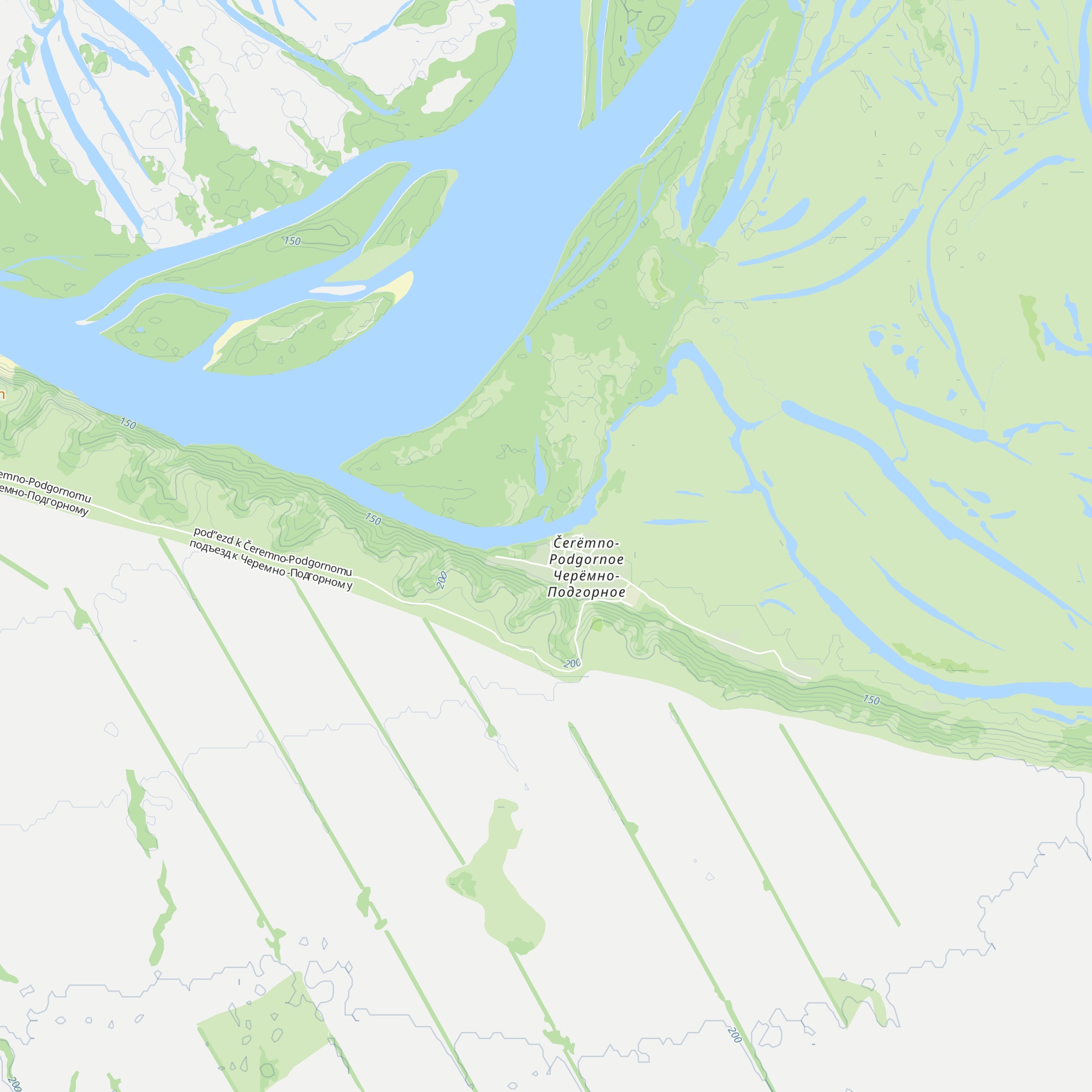 Podgorka map