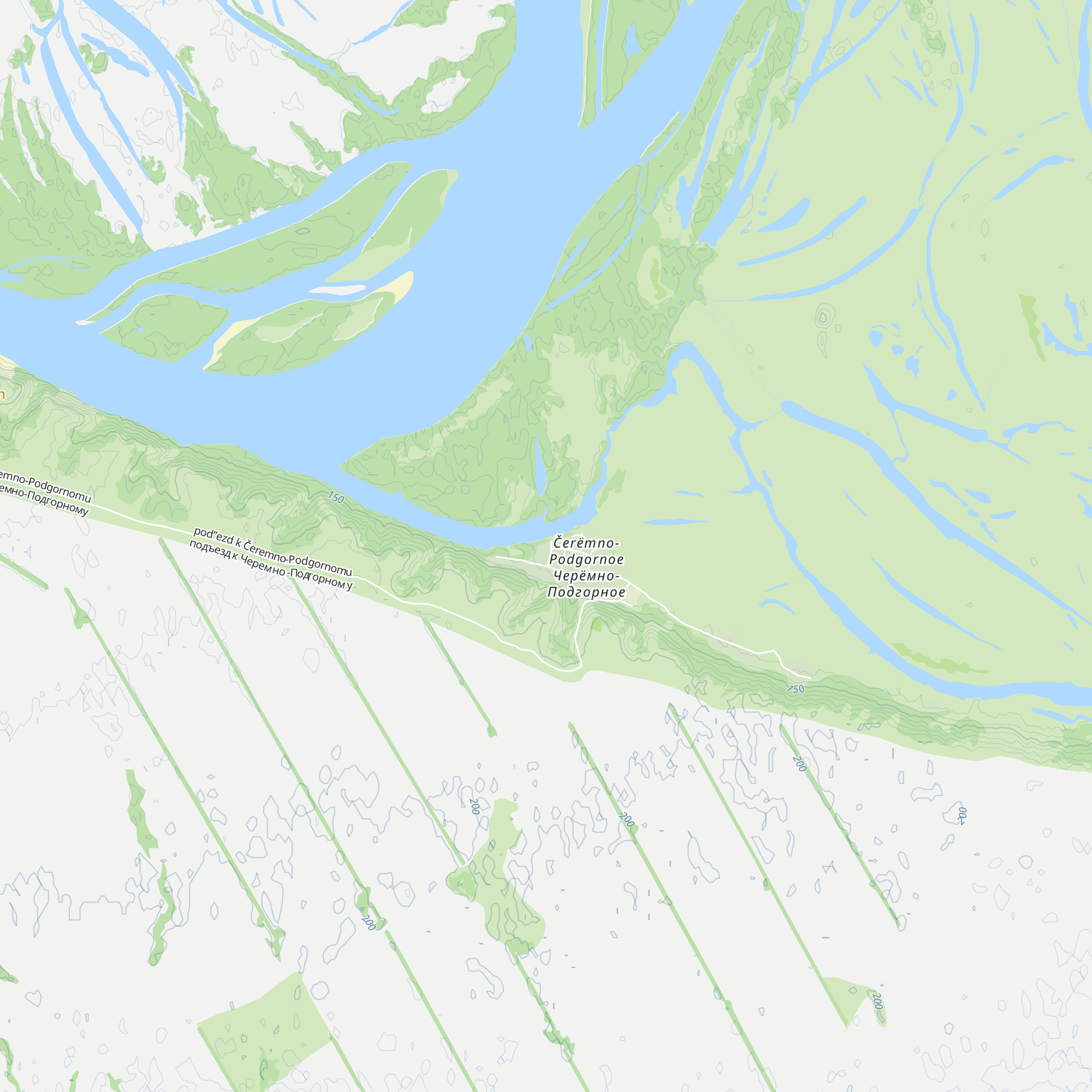 Podgorka map