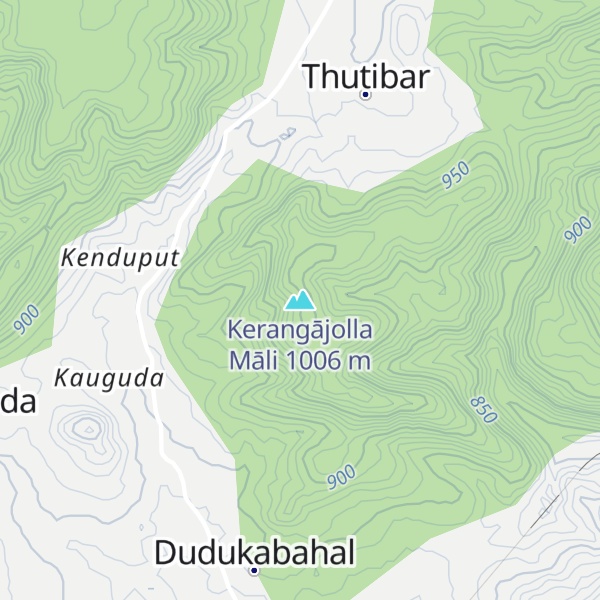 Map of Kerangājolla Māli