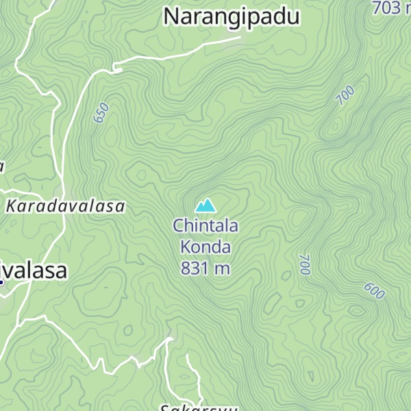 Map of Chintala Konda