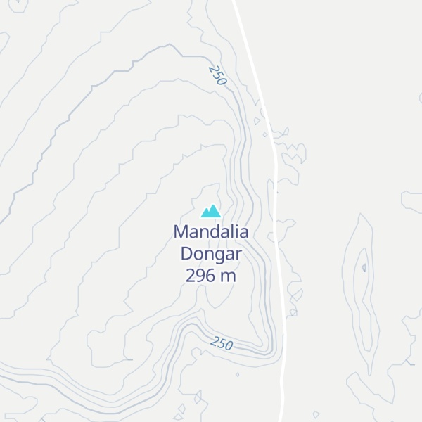 Map of Mandalia Dongar