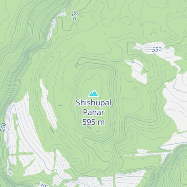 Map of Shishupal Pahar