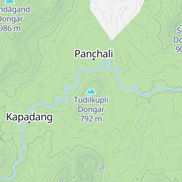 Map of Tudilkupli Dongar