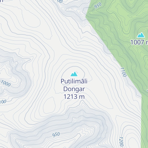 Map of Putilimāli Dongar