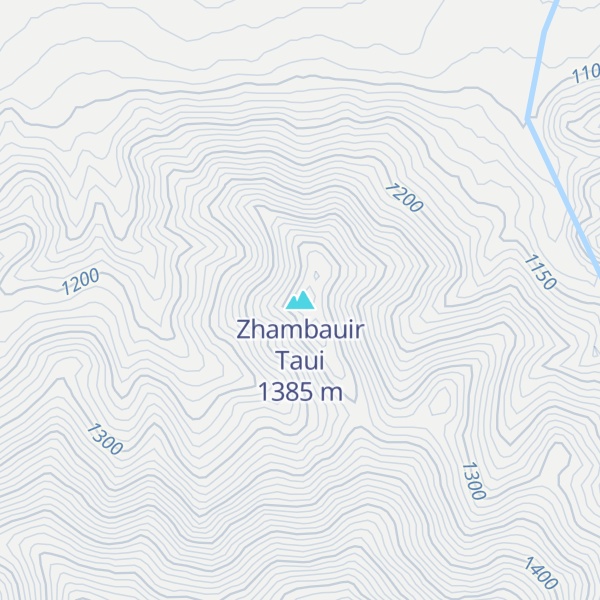 Map of Zhambauir Taui