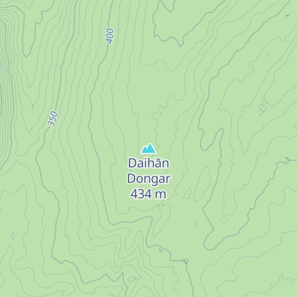 Map of Daihān Dongar