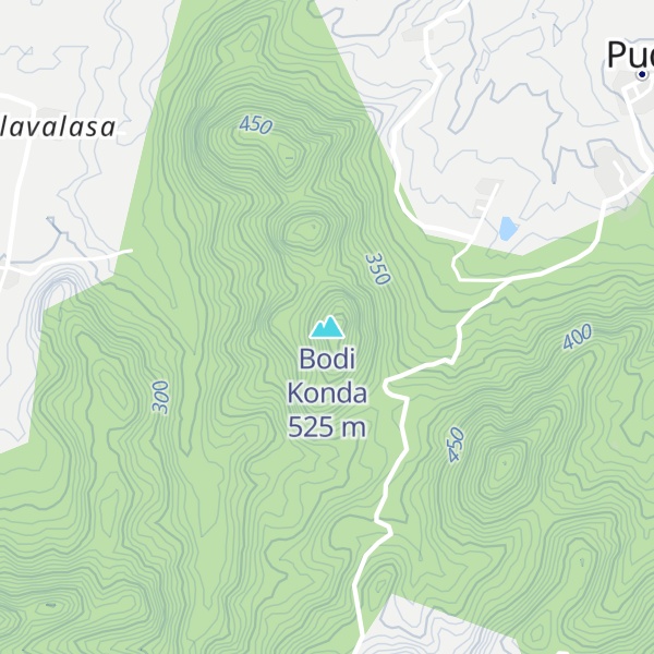 Map of Bodi Konda