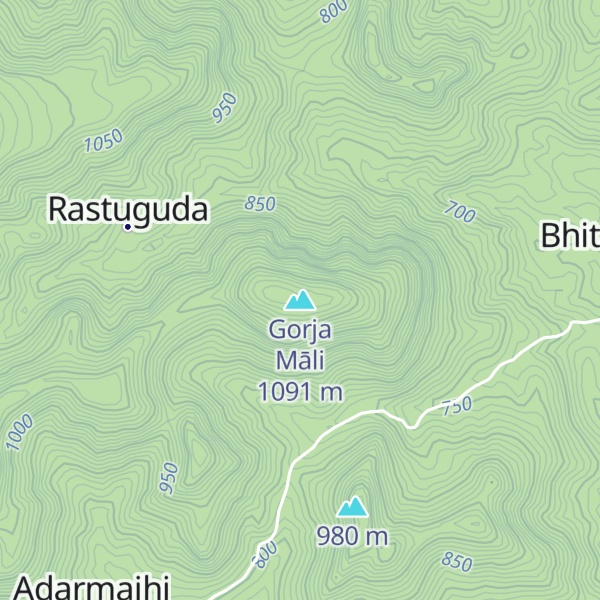 Map of Gorja Māli