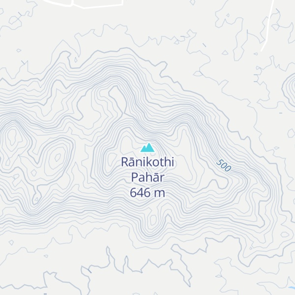 Map of Rānikothi Pahār