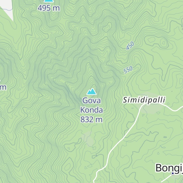 Map of Gova Konda
